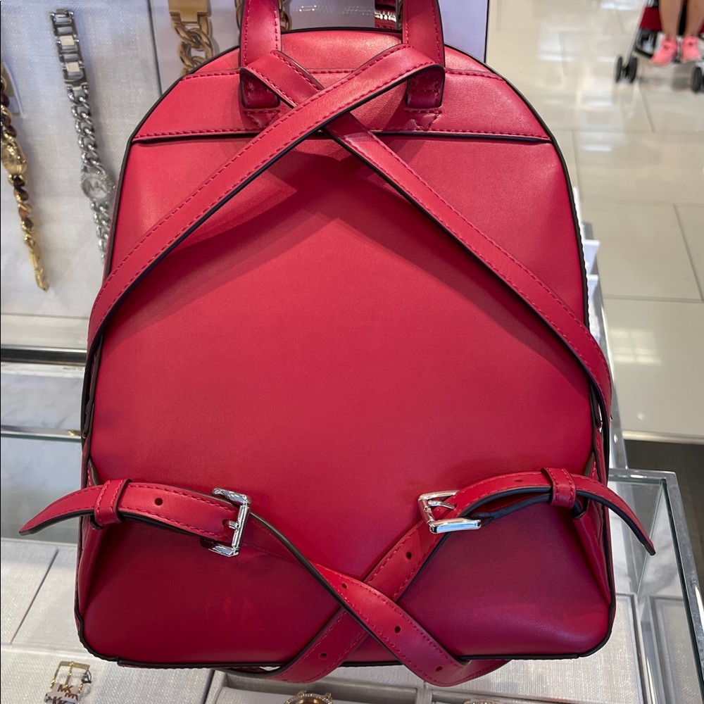 MICHAEL KORS Jaycee Md Zip Pocket Pebbled Leather Backpack
Dark Raspberry
NWT - Picture 14 of 16